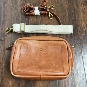 Madewell Large Transport Camera Bag Color English Saddle
